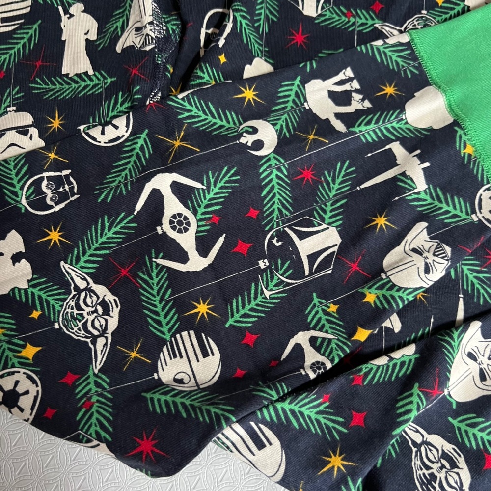 Hanna Andersson Star Wars Christmas Pajama Pants Mens XXL Organic Cotton Jogger - Picture 6 of 7